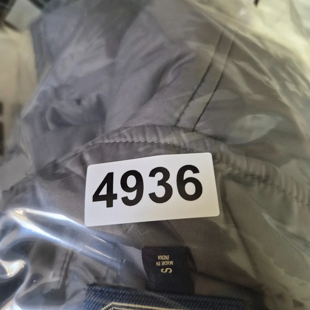 Faherty Atmosphere Full Zip Jacket Men's Small Gray Puffer‎ Snap Button Comfort
